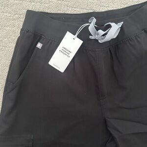 Black, small, scrub bottoms